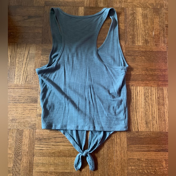 AERIE Green Tank Top Small - Picture 3 of 4